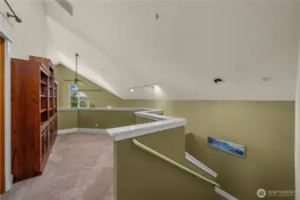 Upstairs loft. Office? Sitting/reading area? You decide.