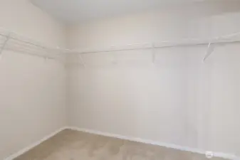 Primary walk-in closet