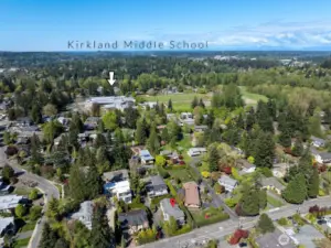 Kirkland Middle School is just a few blocks away!