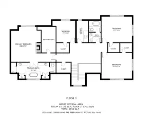 Second Level Floor Plan