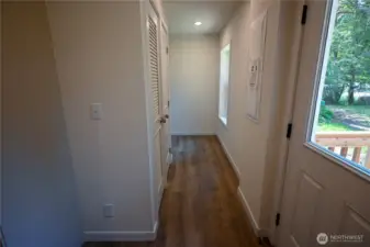 Hall to Laundry/Mud room