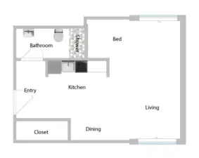 Studio Floorplan