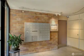 Mailboxes located on first floor