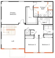 floorplan rendering for illustrative purposes only. actual home may vary.