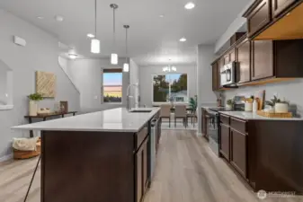 Photographs are for illustrative purposes only. Features, finishes, interior/exterior colors, landscaping and floorplan shown may vary from actual homes built.