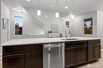 Photographs are for illustrative purposes only. Features, finishes, interior/exterior colors, landscaping and floorplan shown may vary from actual homes built.