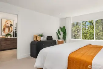 Primary retreat with greenbelt views!