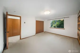 Another angle of the primary bedroom. Brand new carpeting throughout the upper floor!