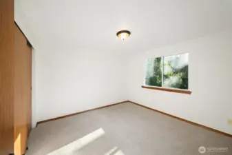 Bedroom #2 shown empty for your imagination!