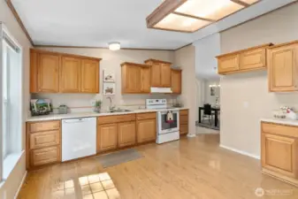 Another view of the kitchen