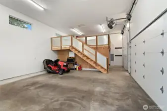 Loft area in garage/shop