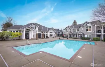 Enjoy your summer days by the community pool and hot tub!