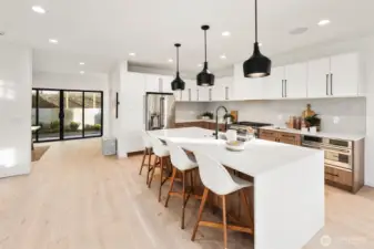 representation of Builder finishes at the property.