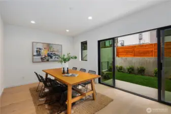 representation of Builder finishes at the property.