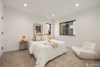 representation of Builder finishes at the property.