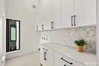 representation of Builder finishes at the property.