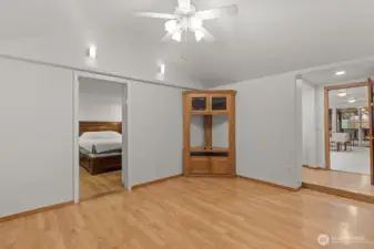 Private living room off 2nd primary