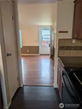 From kitchen to front door.