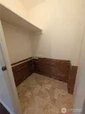 Primary closet