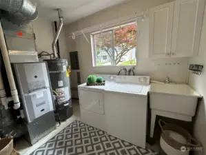 Utility room. Washer & Dryer stay with the house.