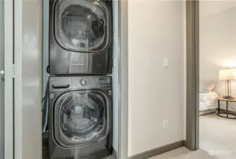 washer and dryer included