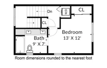 Primary Suite - upper level