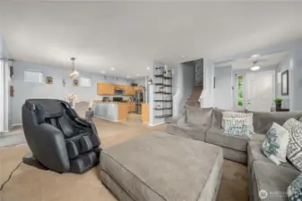 Open concept living space