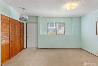 Bedroom #2 on lower level with access to outside