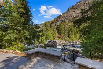 Enjoy sitting riverside relaxing...