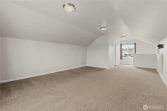 The bonus space on the third-level with a .75 bathroom.