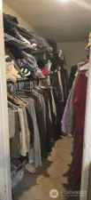 Primary walk in closet
