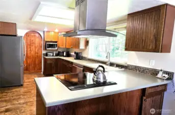 Kitchen view from eating area