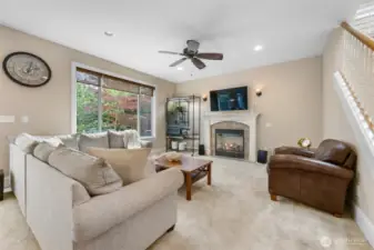 Family Room with Gas Fireplace
