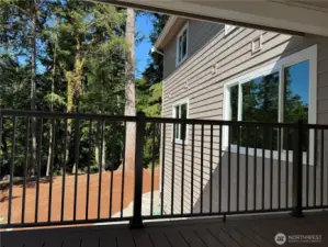 View from huge deck