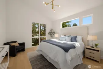 Spacious primary bedroom retreat.