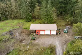 Aerial View of space around shop