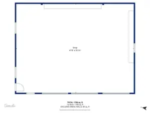 Approx Shop Dimensions