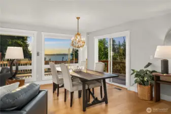 Another view of the floor to ceiling windows, the windows also have automatic blinds.