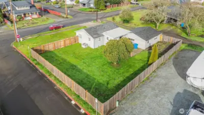 Fully Fenced Backyard