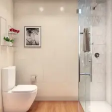 **This is not a real photo. This is the upstairs hall bathroom reimagined.