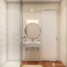 **This is not a real photo. This is the upstairs hall bathroom reimagined.