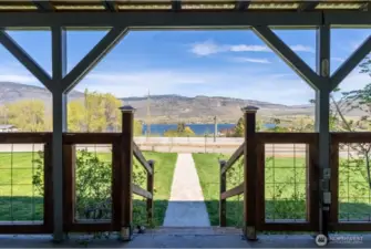Lake view from deck