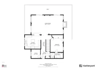 Main level floor plan
