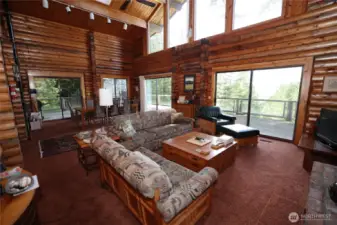 Bright living space to enjoy the views