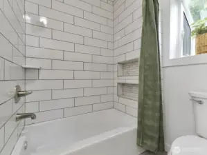 New tub and tile!
