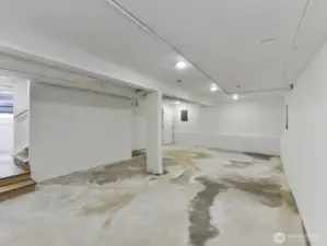 ADU potential, with fresh concrete floor.