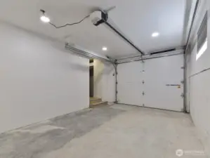 Garage with new door!