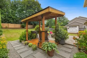 So much thought and intention was poured into this backyard!
