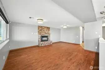 Main level living room space