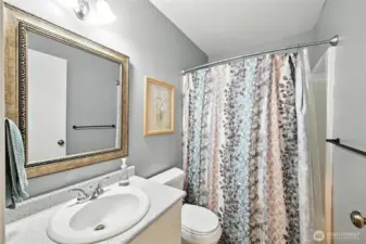 Main level guest bathroom